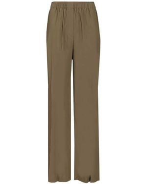 FEDERICA TOSI Crepe Trousers - Natural