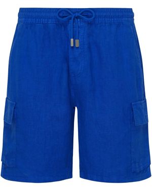 Vilebrequin Linen Bermuda Shorts - Blue