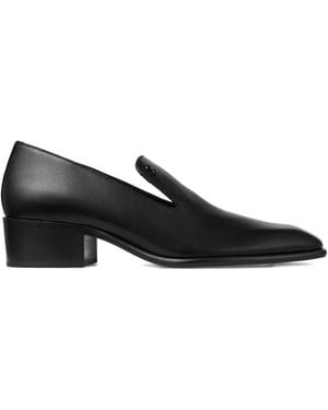 Jimmy Choo Mocassins Eliot 45 Mm En Cuir - Noir