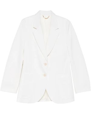 Victoria Beckham Katherine Patch Pocket Jacket - White