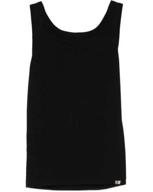 Extreme Cashmere Nº453 Claudia Scoop-Neck Tank Top - Black