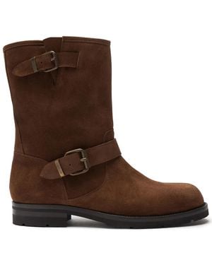 SCAROSSO Kurt Ankle Boots - Brown