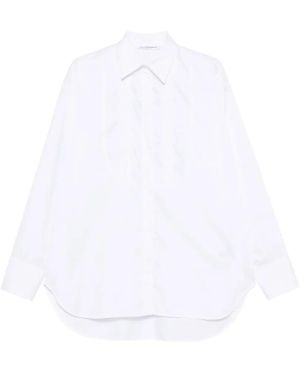 Ermanno Scervino Pintuck-Detail Oversized Shirt - White