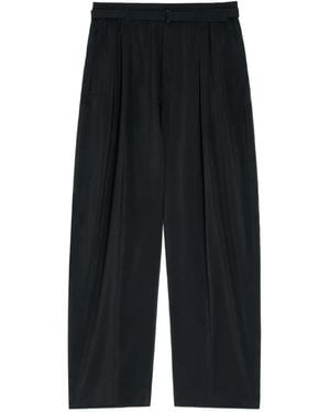 Lemaire Silk Relaxed Trousers - Blue