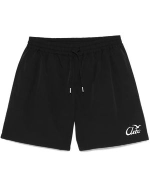 Arte' Birds-Logo Shorts - Black