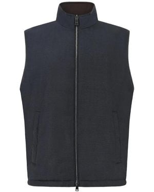Paul & Shark Gilet Réversible Typhoon À Fermeture Zippée - Blue