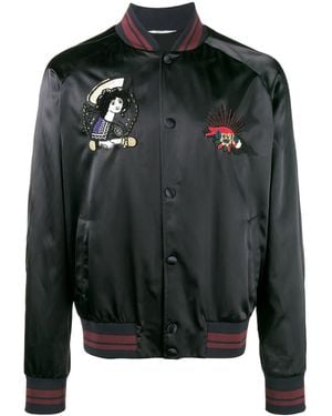 Valentino Garavani Souvenir Tattoo Jacket - Blue
