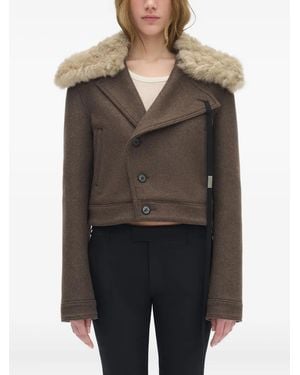 Ann Demeulemeester Wiebke Cropped Jacket - Black