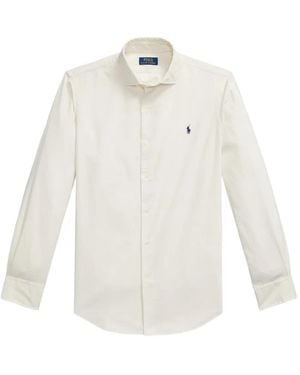 Polo Ralph Lauren Custom Fit Corduroy Long-sleeve Shirt - ホワイト