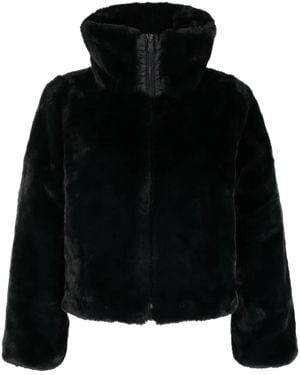 Save The Duck Reversible Faux-Leather Jacket - Black