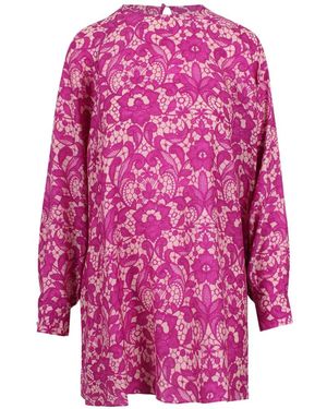 Gianluca Capannolo Floral Print Dress - Pink