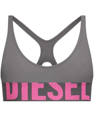 DIESEL Allisob-D-Pop Racer-Back Bra - Grey