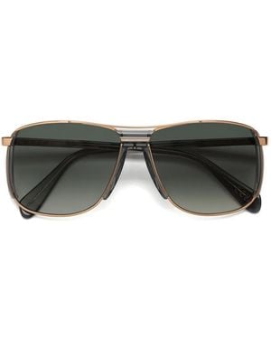 Marni Vorluna Rectangle-Frame Sunglasses - Gray