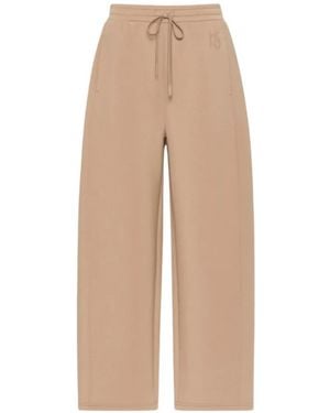 Weekend by Maxmara Scuba Jersey Barrel-Leg Pants - Natural