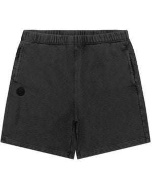 Aape By A Bathing Ape Logo-Patch Shorts - Black