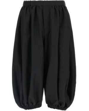 COMME DES GARÇON BLACK Balloon Cropped Trousers - Black