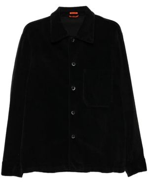 Barena Hemd aus Cord - Schwarz