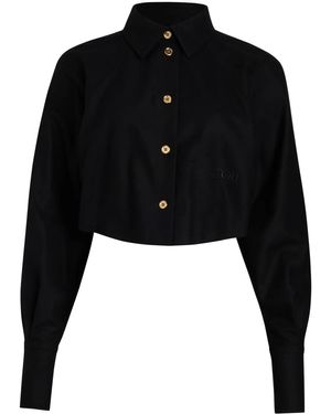 Patou Camicia Crop - Nero