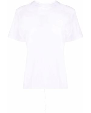 Cecilie Bahnsen Cut-Out Rear-Tie Top - White