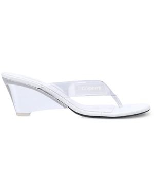 Coperni 60Mm Lift Flip Flops - White