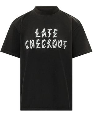 44 Label Group T-Shirt Mit Logo-Print - Schwarz