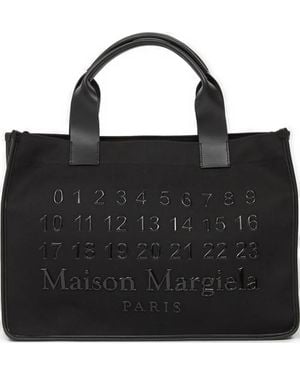 Maison Margiela Small Cabas Tote Bag in Black | Lyst