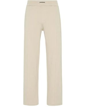 Billionaire Pantalon De Jogging En Coton À Logo Brodé - Neutre