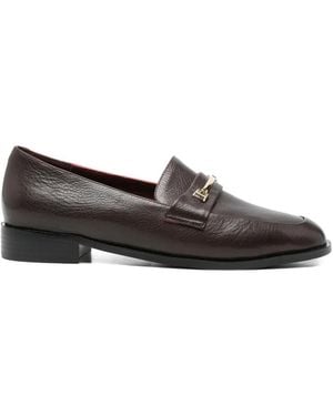 Linda Baumann Tone Hardware Loafers - Grey