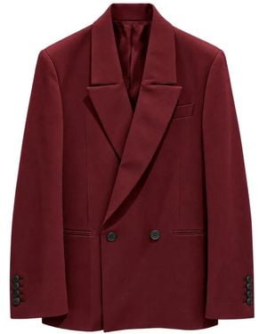 Costumein Donatien Single-Breasted Wool Blazer - Red