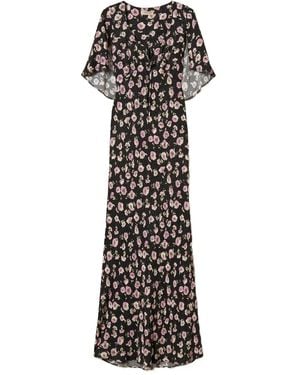 Twinset Floral-Print Maxi Dress - White