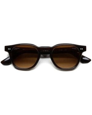 Chimi 01 Core Round-Frame Sunglasses - Brown