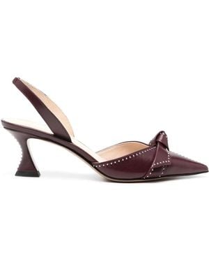 Alexandre Birman 60Mm Clarita Studded Pumps - Pink