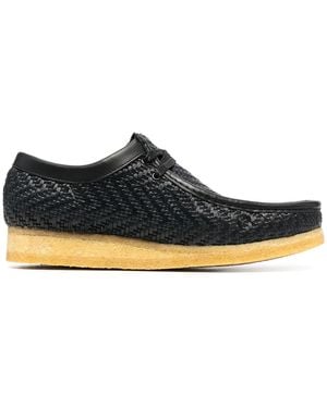 Clarks Woven Slip-on Trainers - Black
