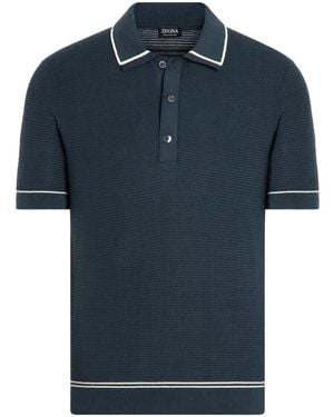 ZEGNA ポロシャツ - ブルー