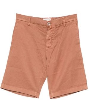 Jacob Cohen Logo-Patch Cotton-Blend Shorts - White