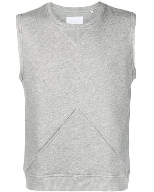 Private Stock The Gustavus Sleeveless Sweater - Gray