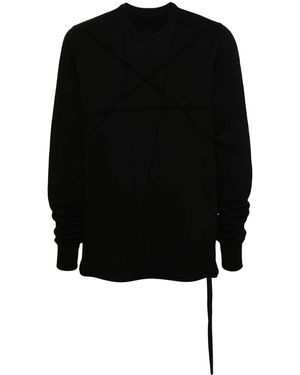 Rick Owens スター スウェットシャツ - ブラック