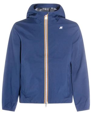 K-Way Jack Hooded Zip-Up Jacket - Blue