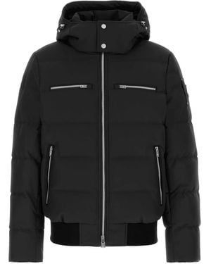 Moose Knuckles Cloud Hooded Bomber Jacket - ブラック