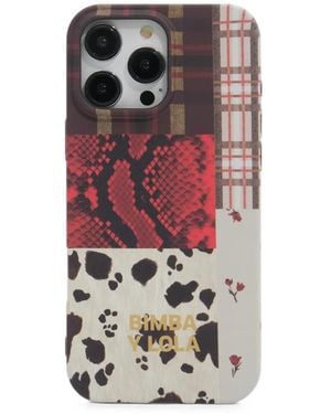 Bimba Y Lola Pony Patchwork Iphone 16 Pro Max Rigid Case - White