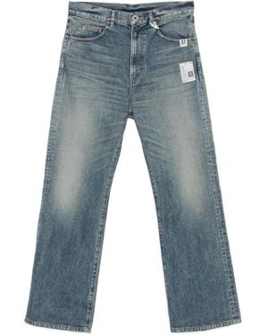 Maison Mihara Yasuhiro Ausgestellte Tapered-Jeans - Blau