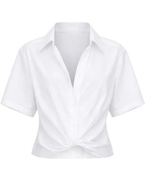A.L.C. Chemise À Manches Courtes - White