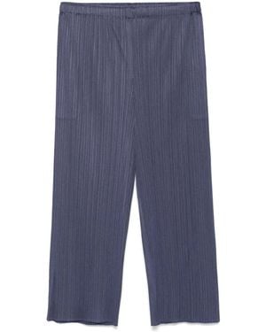 Pleats Please Issey Miyake Mc August Trousers - Blue