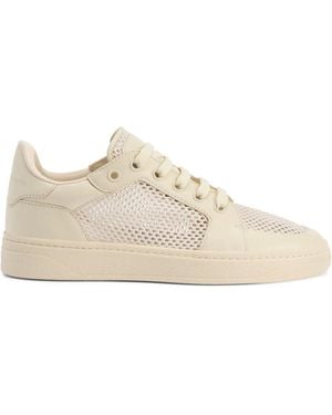 Giuseppe Zanotti Mesh Trainers - Natural
