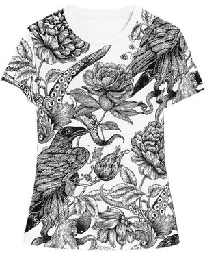 John Richmond Floral-Print T-Shirt - White