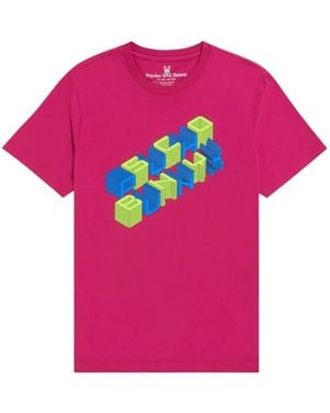 Psycho Bunny Jaxson 3D T-Shirt - Pink