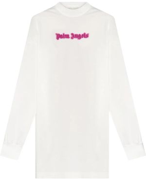 Palm Angels ロゴ Tスカートワンピース - ホワイト