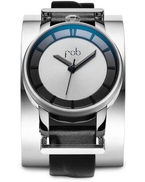 FOB PARIS R360 Glass Cuff 36Mm Watch - Gray
