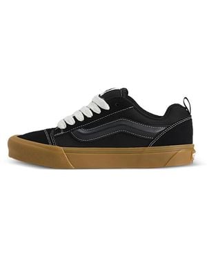 Vans Knu Skool Side Stripe Trainers - Black