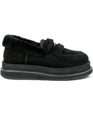 Sacai X Ugg Loafers - Black